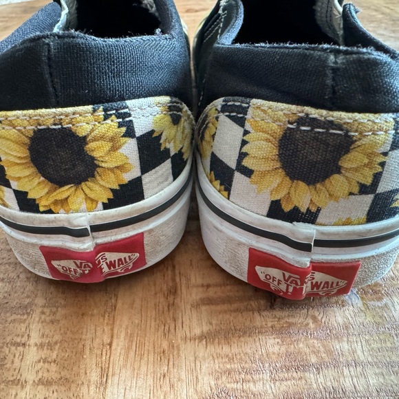 Size 7 Women’s Sunflower Vans - Picture 4 of 5